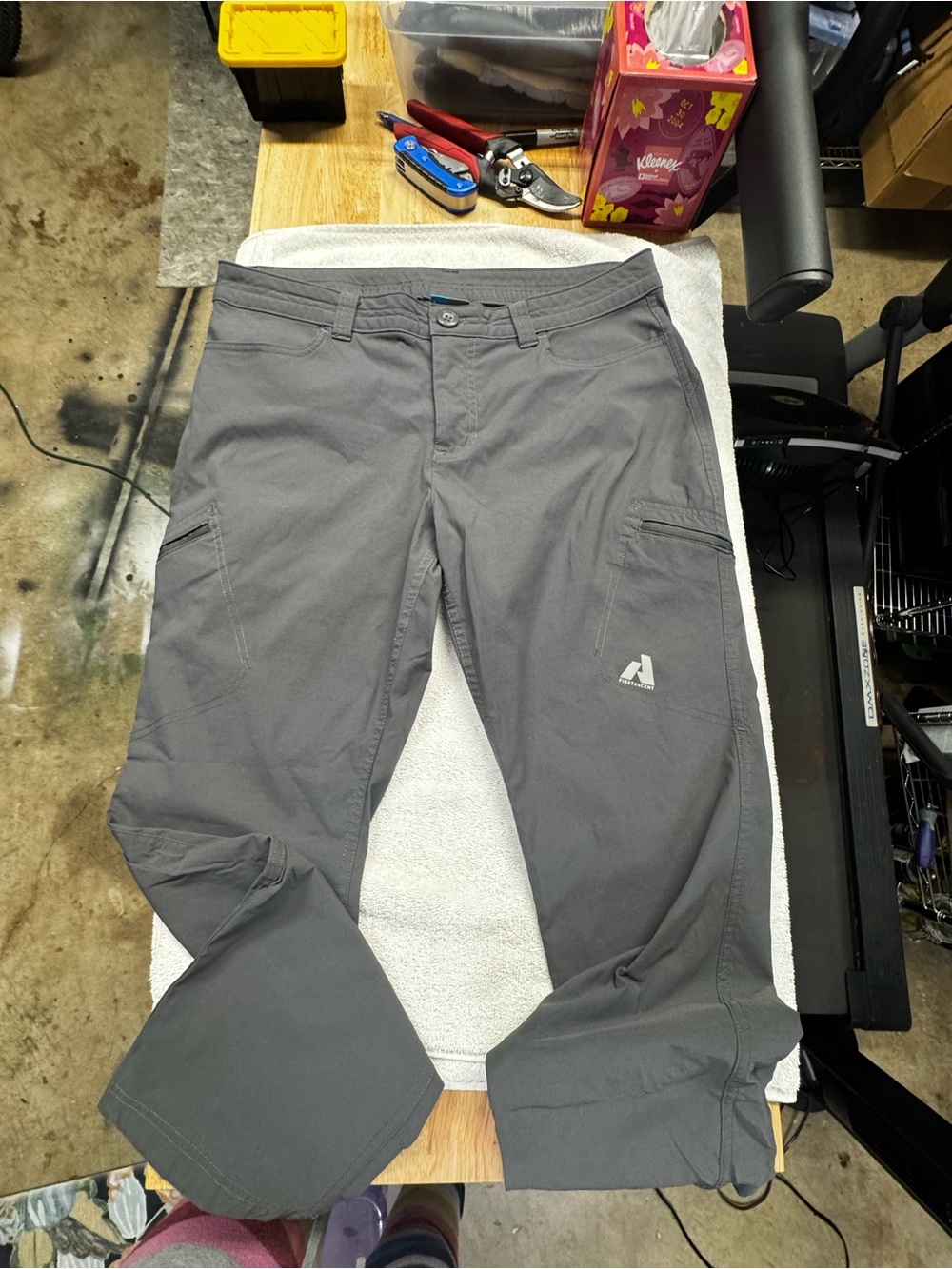 Eddie Bauer Gray Outdoor Cargo Pants